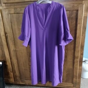 Elegant Purple Women's Dress